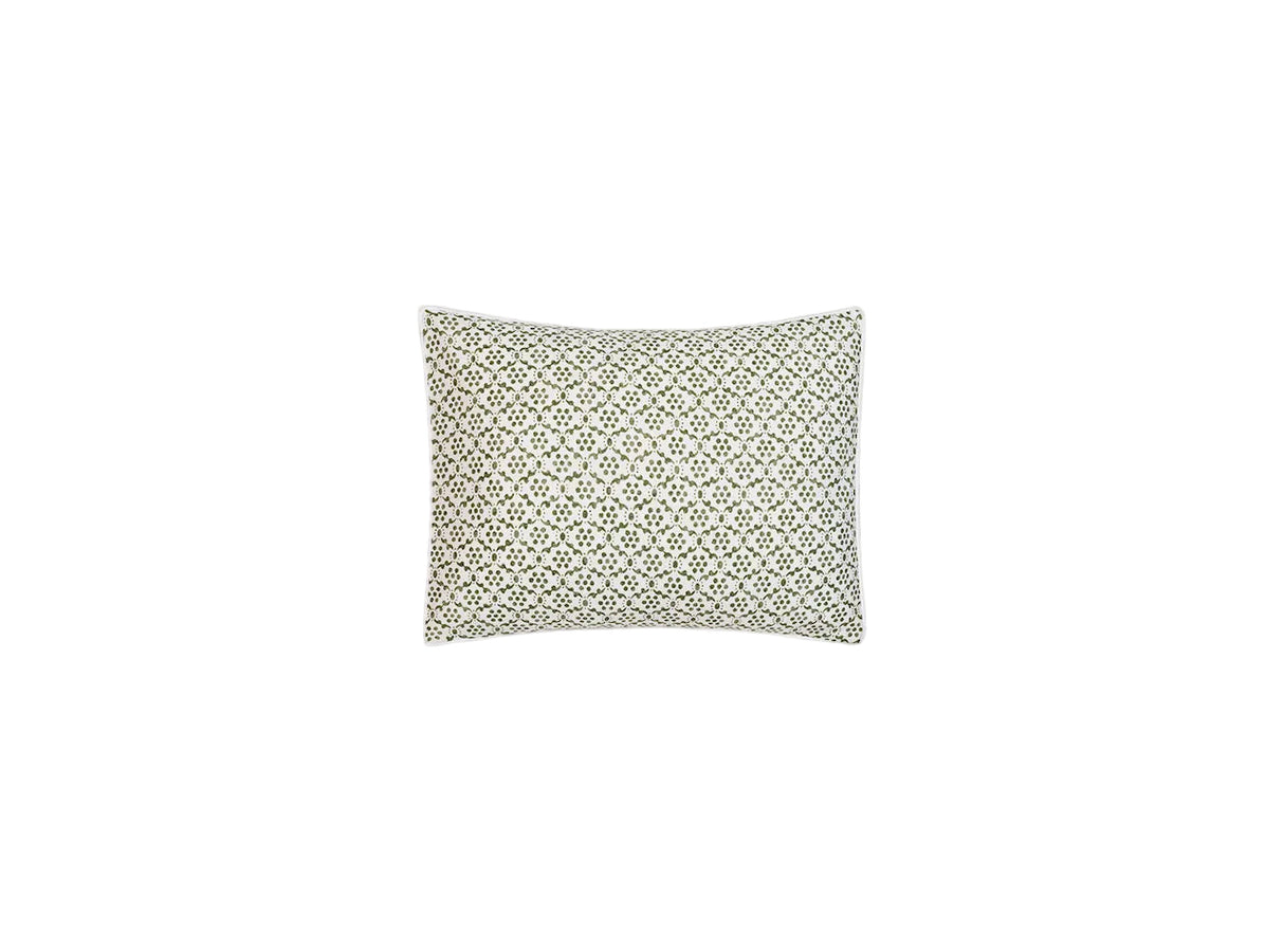 Boudoir Sham - Laksha Moss Pillow Shams by Matouk Schumacher at Fig Linens and Home