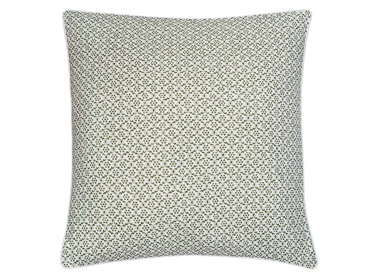 Euro Sham - Laksha Moss Pillow Shams by Matouk Schumacher at Fig Linens and Home