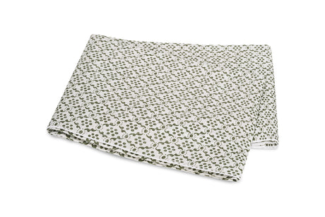 Flat Sheet - Laksha Moss Top Sheet by Matouk Schumacher at Fig Linens and Home