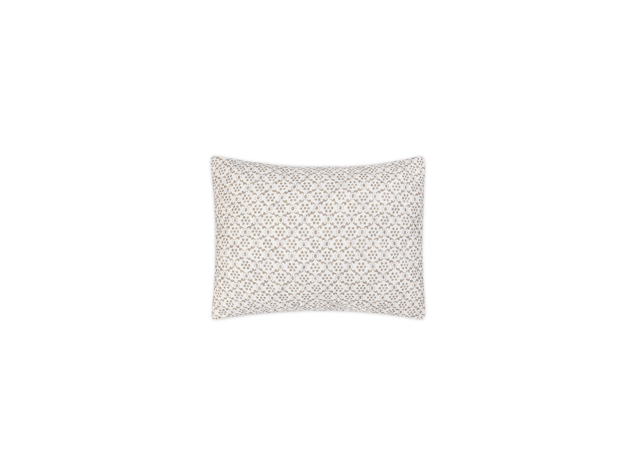 Quilted Boudoir Sham - Laksha Oak Pillow Shams by Matouk Schumacher at Fig Linens and Home