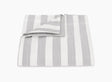 Lana Stripe Silver Duvet Cover | Matouk at Fig Linens and Home