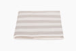 Lana Stripe Café au Lait Fitted Sheet | Matouk at Fig Linens and Home