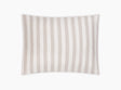 Lana Stripe Café au Lait Sham | Matouk at Fig Linens and Home