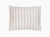 Lana Stripe Café au Lait Sham | Matouk at Fig Linens and Home
