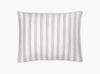 Lana Stripe Silver Sham | Matouk at Fig Linens and Home