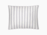Lana Stripe Silver Sham | Matouk at Fig Linens and Home