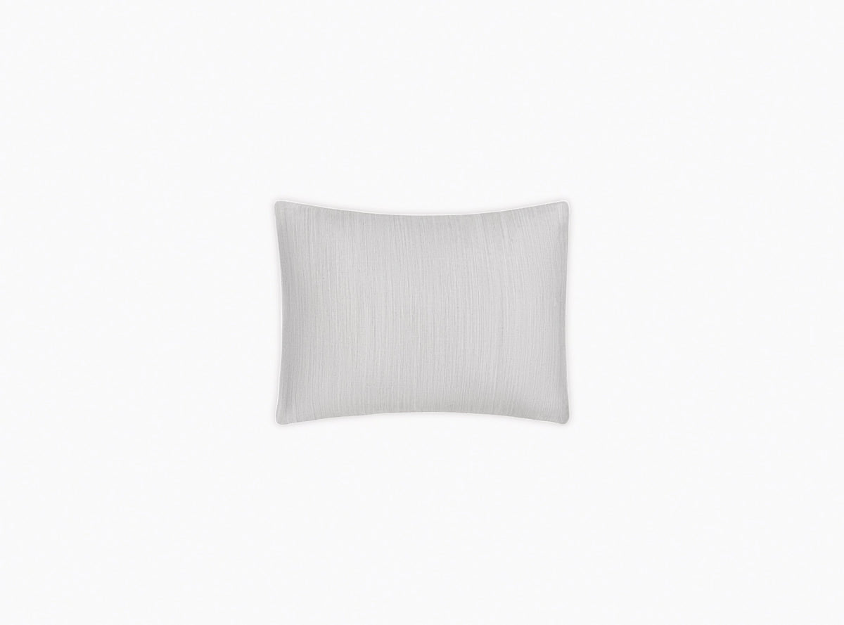 Lana Melange Silver Boudoir Sham | Matouk at Fig Linens and Home