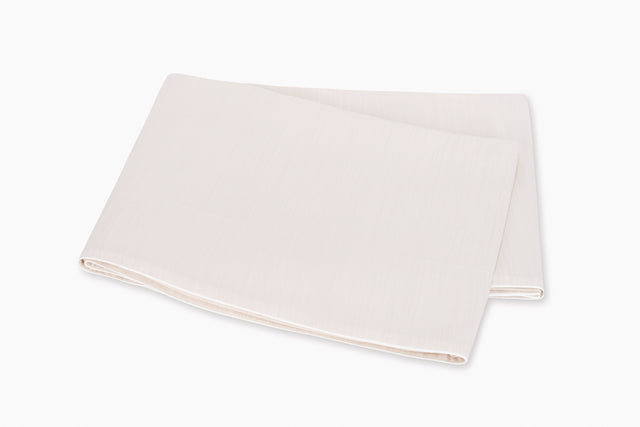 Lana Melange Café au Lait Flat Sheet | Matouk at Fig Linens and Home
