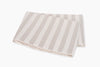 Lana Stripe Café au Lait Flat Sheet | Matouk at Fig Linens and Home