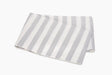Lana Stripe Silver Flat Sheet | Matouk at Fig Linens and Home