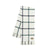 Lands Downunder Blanket - Pine and Graphite Tattersall Plaid Throw Folded on White Background