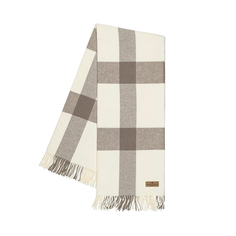 Barnwood Wellington Plaid Throw by Lands Downunder at Fig Linens and Home