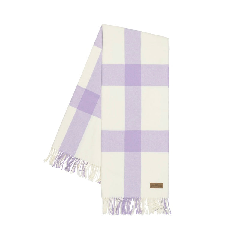 Lilac Wellington Plaid Throw by Lands Downunder at Fig Linens and Home