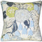 Laura Citrus & Blue - Throw Pillow by Ryan Studio