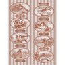 Melodies Brown Tea Towel by Le Jacquard Français