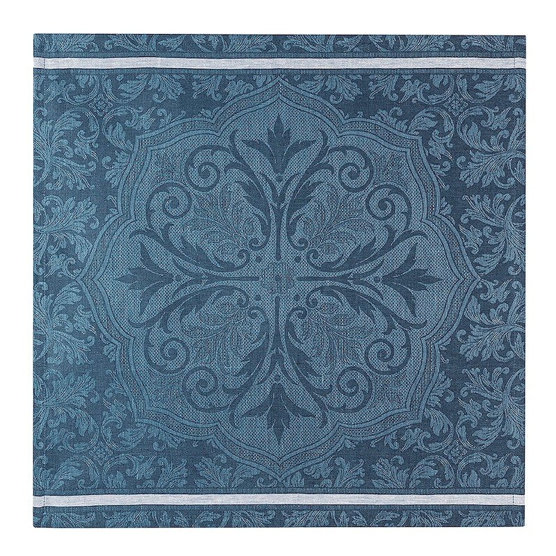 Napkin - Armoiries Cerulean Blue Table Linens by Le Jacquard Français