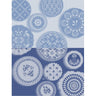 Faience Blue Tea Towel by Le Jacquard Français