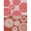 Faience Red Tea Towel by Le Jacquard Français