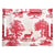 Souveraine Red Holiday Tray by Le Jacquard Français - Fig Linens and Home
