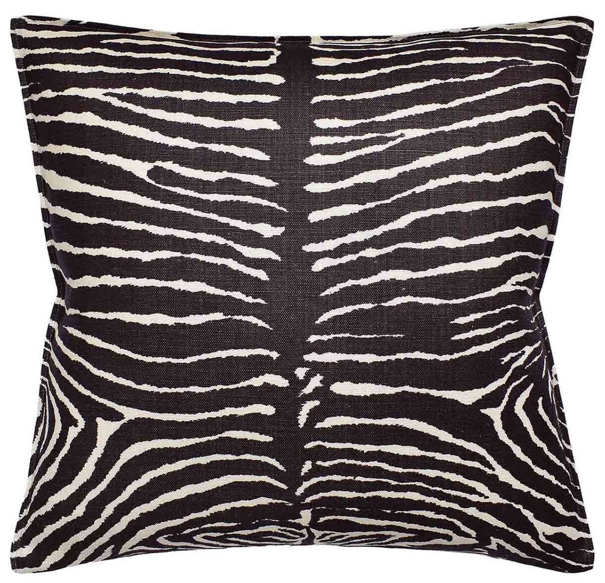 Brunschwig &amp; Fils Le Zebra Brown - Throw Pillow by Ryan Studio available in 3 sizes