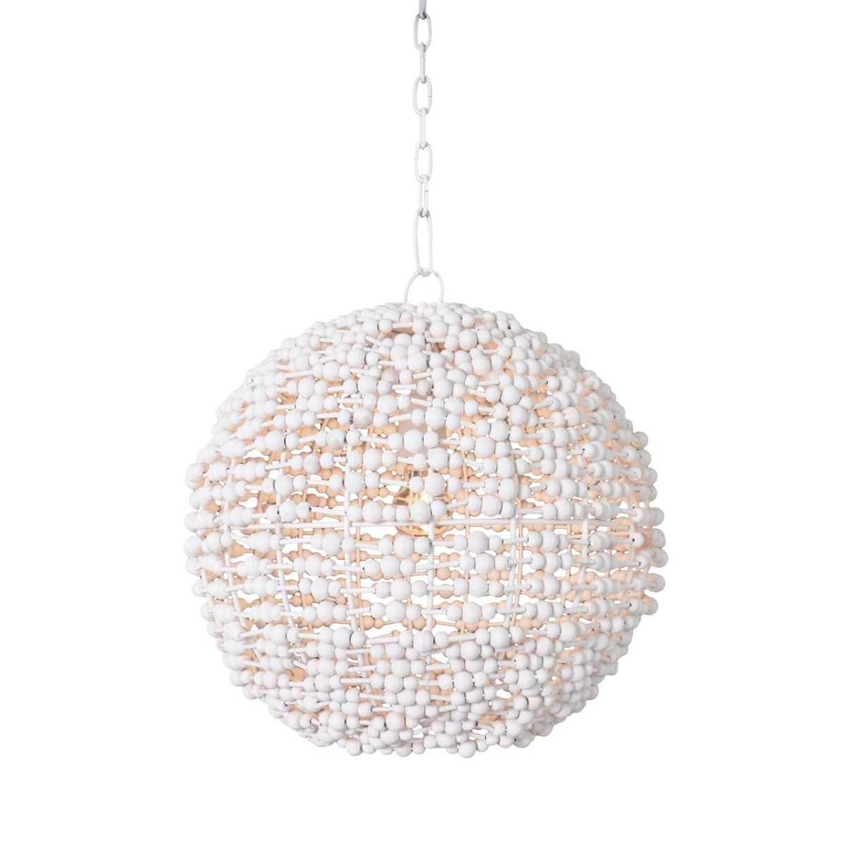 Leena Pendant Light LIT by Worlds Away at Fig Linens and Home