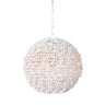 Leena Pendant Light LIT by Worlds Away at Fig Linens and Home