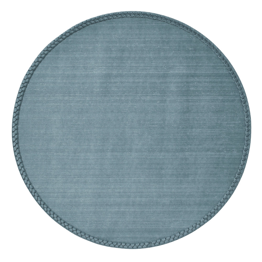 Lexington Steel Blue Placemat | Mode Living at Fig Linens and Home