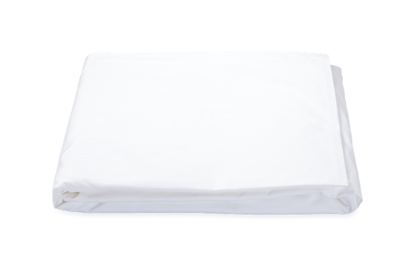 Matouk Liana Percale - Ceylon 520 Thread Count White Fitted Sheet