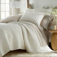 Urban Bamboo Cream Quilt - Lili Alessandra Quilted Coverlet at Fig Linens and Home 1