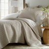 Urban Bamboo Mushroom Quilt - Lili Alessandra Quilted Coverlet at Fig Linens and Home 1