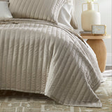 Urban Bamboo Mushroom Quilt - Lili Alessandra Quilted Coverlet at Fig Linens and Home 2