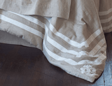 Angie Natural Linen Duvet Detail - Lili Alessandra at Fig Linens