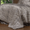 Lili Alessandra Moderne Ivory Velvet Personal Comforter