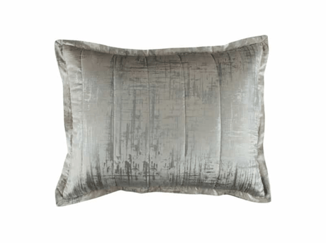 Lili Alessandra Moderne Ivory Velvet Standard Pillow - Fig Linens
