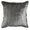 Lili Alessandra Moderne Silver Velvet Euro Pillow - Fig Linens