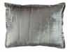 Lili Alessandra Moderne Silver Velvet Standard Pillow - Fig Linens