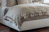 Lili Alessandra Vendome Taupe Duvet Cover Detail