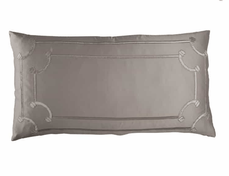 Lili Alessandra Vendome Taupe King Pillow