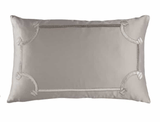Lili Alessandra Vendome Taupe Lumbar Pillow 14x22