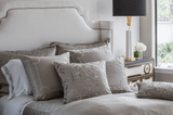 Lili Alessandra Vendome Taupe Pillow Collection
