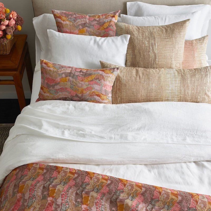 White Linen Duvet Set by Ann Gish at Fig Linens and Home - Art of Home Collection