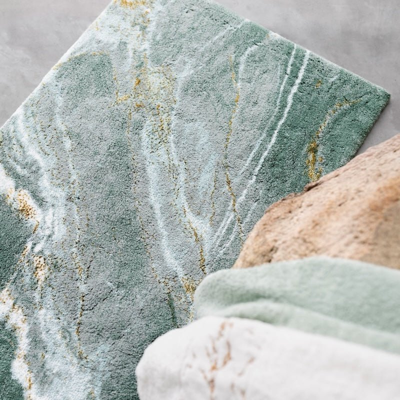 Habidecor Abyss Bath Rugs - Lipari Evergreen 280 Bath Mats & Rugs - Fig Linens and Home 4