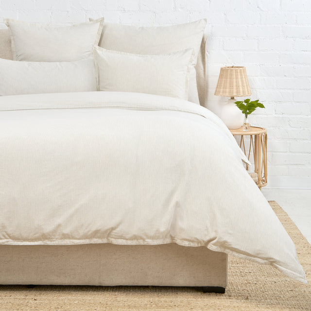 Luke Natural Bedding | Pom Pom at Home at Fig Linens and Home - Lifestyle 1