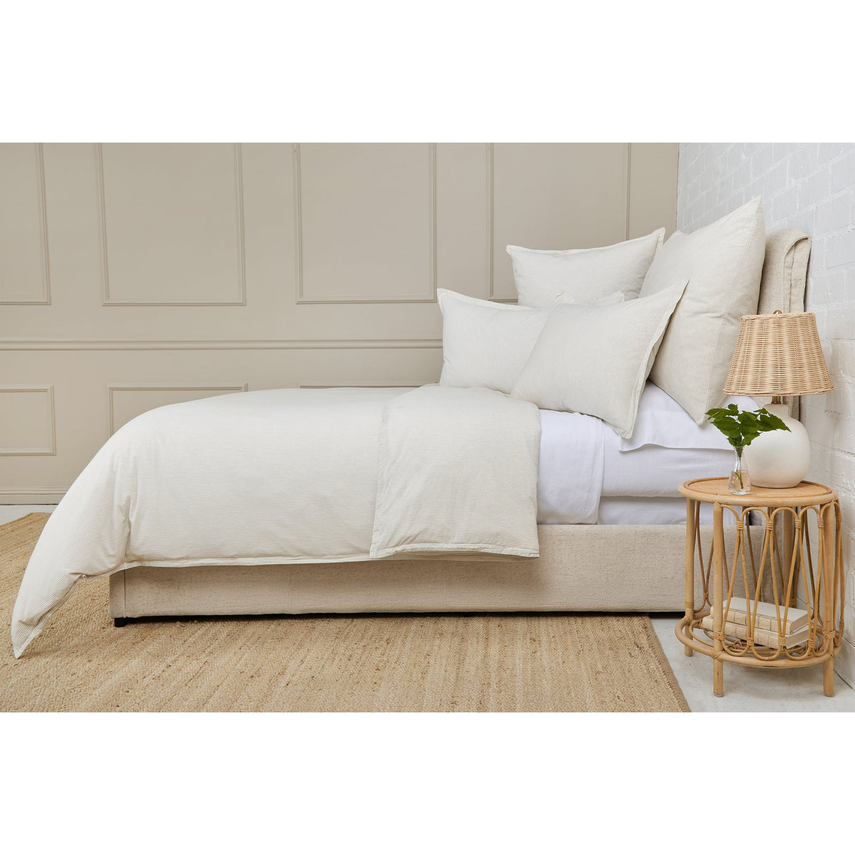Luke Natural Bedding | Pom Pom at Home at Fig Linens and Home - Lifestyle 3