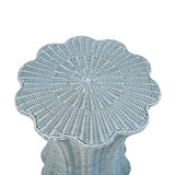 Worlds Away Maggie Light Blue Occasional Table at Fig Linens and Home - Detail