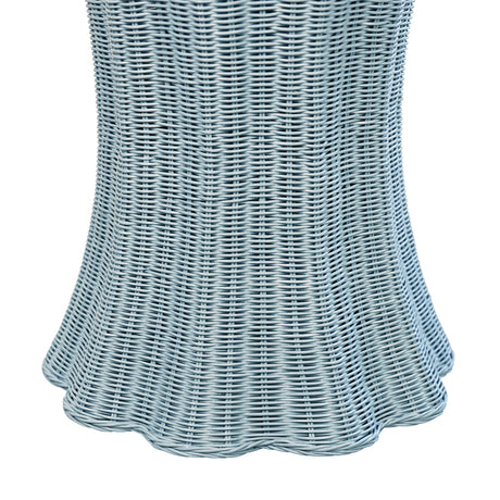 Worlds Away Maggie Light Blue Occasional Table at Fig Linens and Home - Detail 3