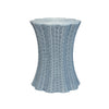 Worlds Away Maggie Light Blue Occasional Table at Fig Linens and Home - Front