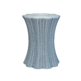 Worlds Away Maggie Light Blue Occasional Table at Fig Linens and Home - Front