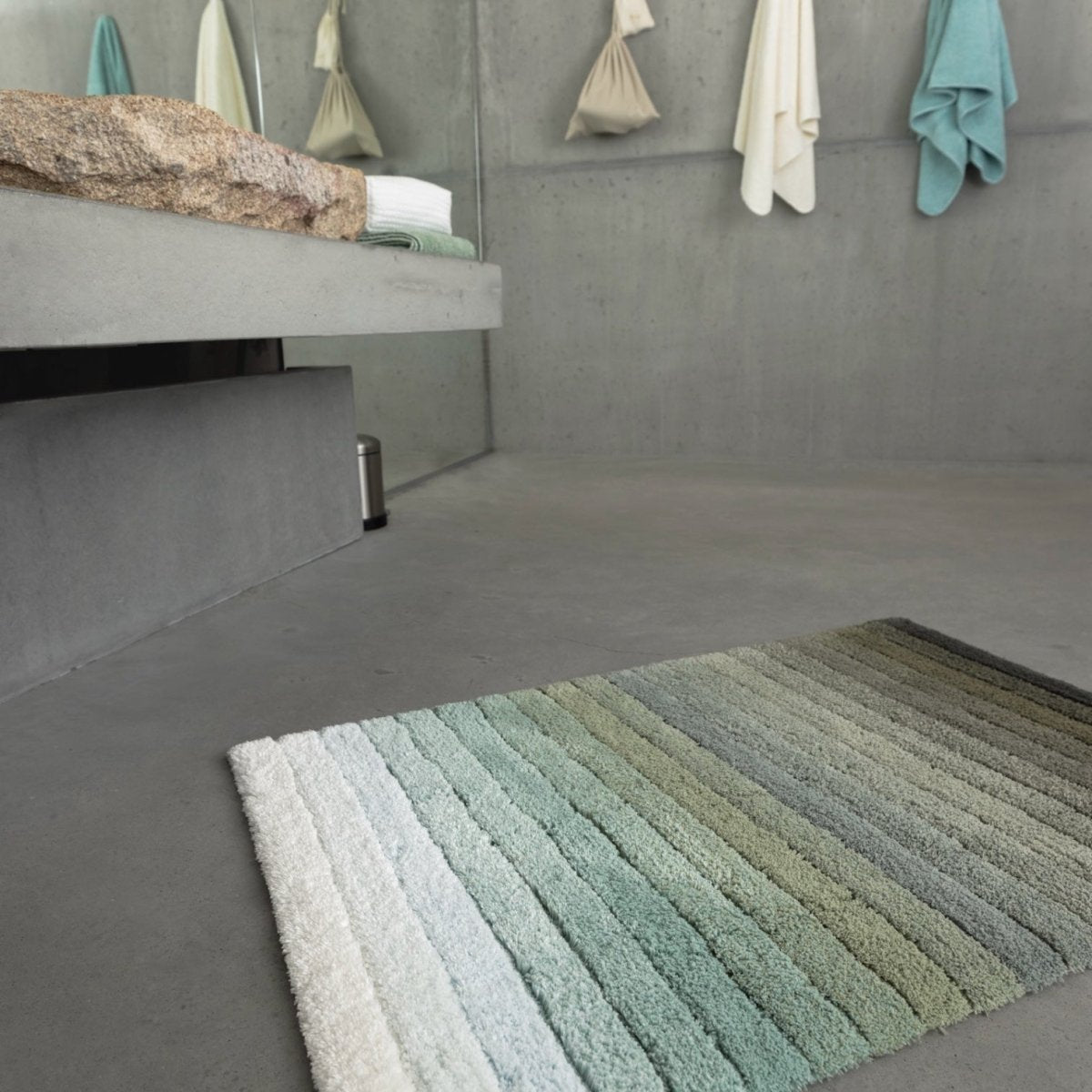 Bath Rug - Abyss Habidecor - Maior 27x43 Ice 235 Bath Rug by Abyss at Fig Linens and Home 5