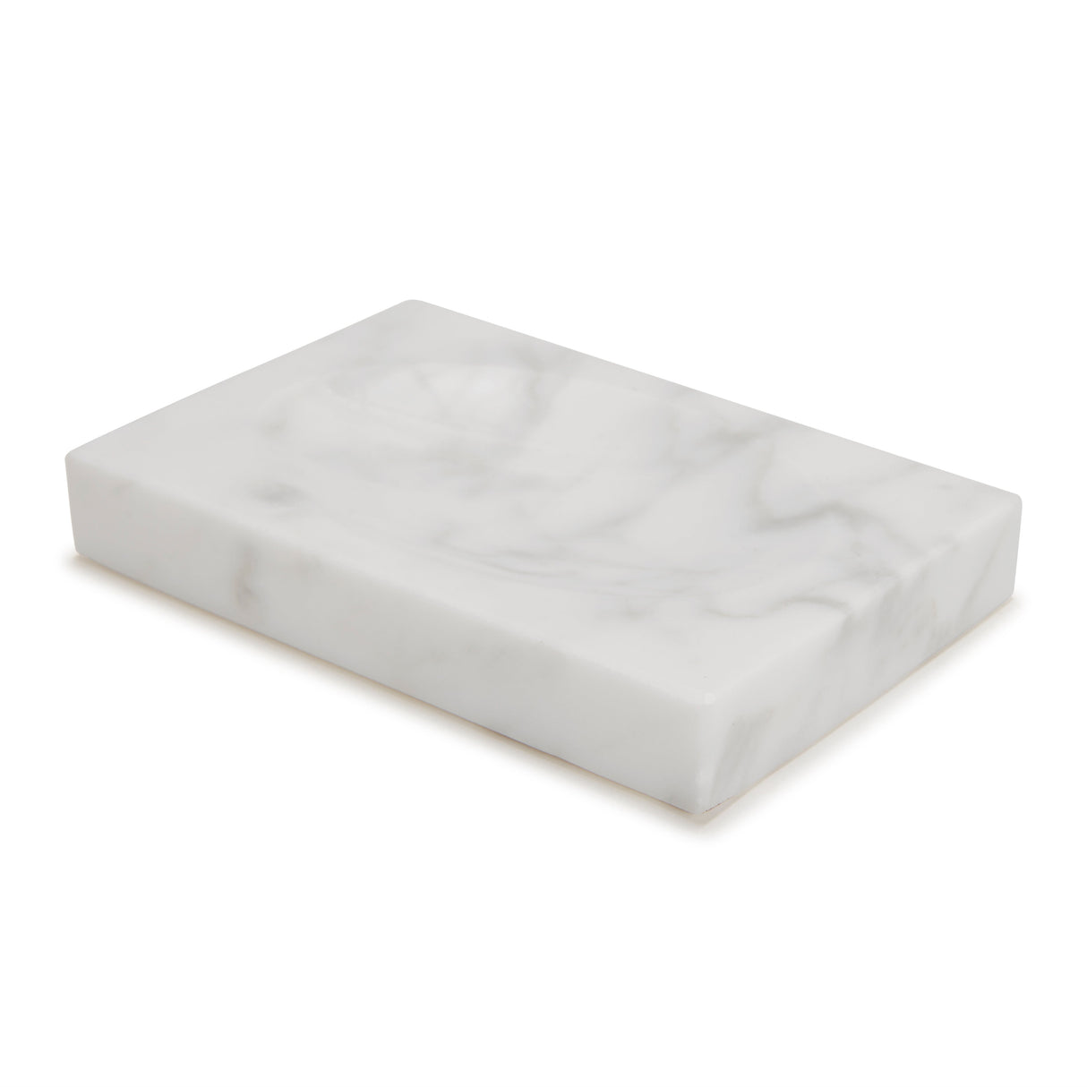 Soap Dish - Marmol Bath Accessories by Kassatex in White at Fig Linens and Home